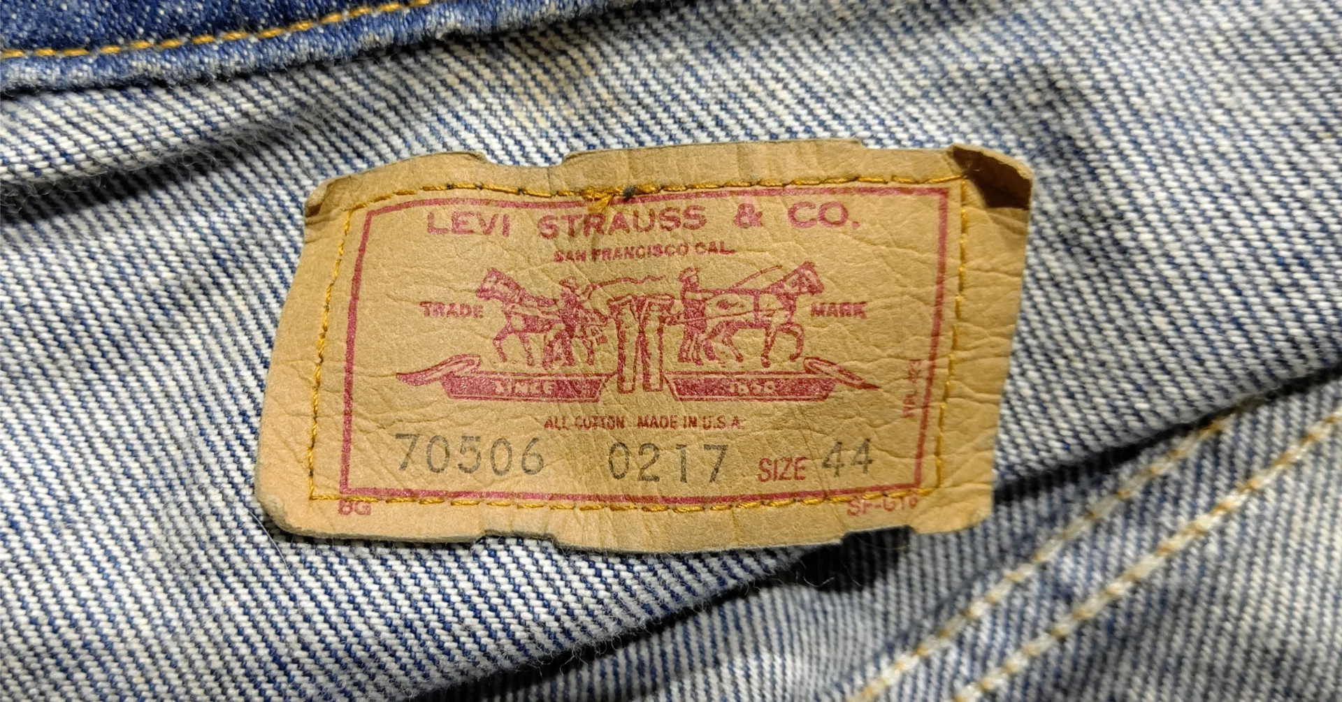 リーバイス70506✨Gジャンをレスキューした！MADE IN USA 