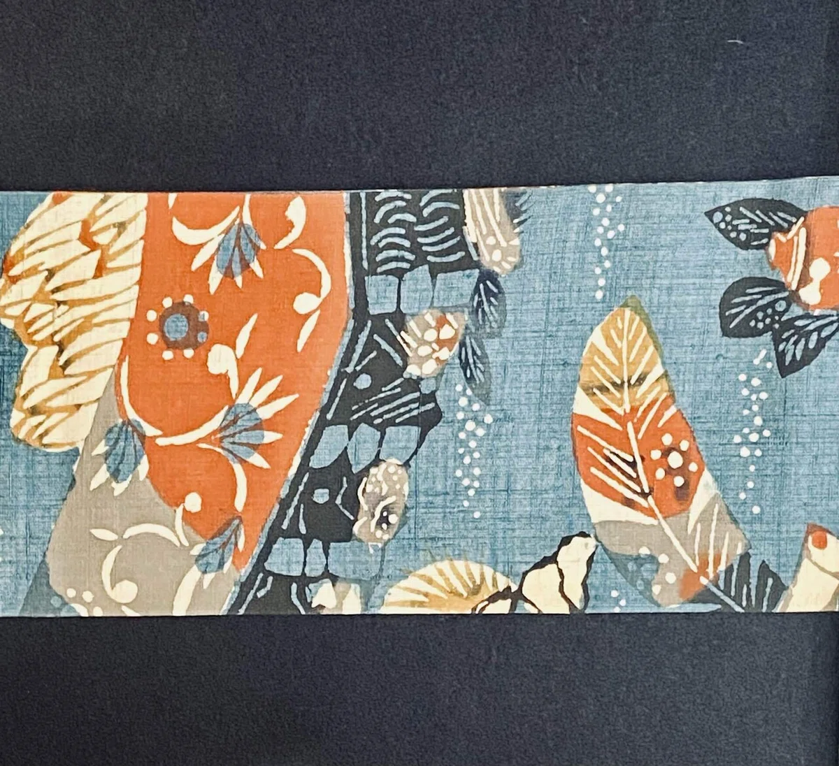 逸品】深緑に縞模様 帯どめ 袋帯