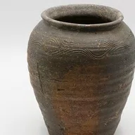 備前瓢型大茶入 幕末～明治 骨董品  備前焼 古美術/鑑定】明治時代～江戸末期（幕末）頃の古備前焼の見分け方を