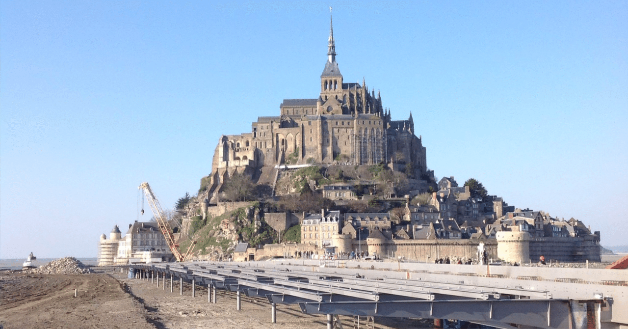 SAINT JAMES 関西万博 マンキエ モンサンミッシェルエルボーパッチ L