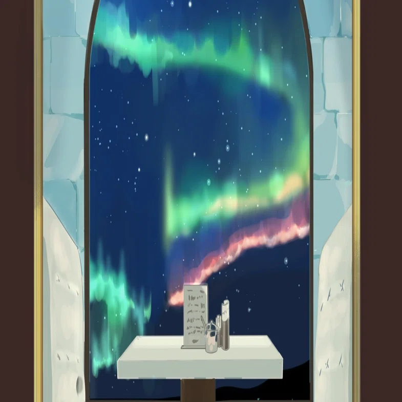 世界を巡る満月珈琲店②風景イラストと再現写真｜桜田千尋