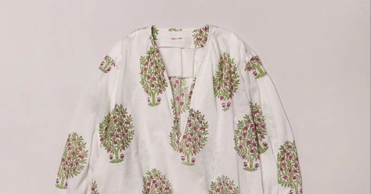 NICENESSオリジナルの花柄スキッパーシャツ【3/16(土)12:00販売開始