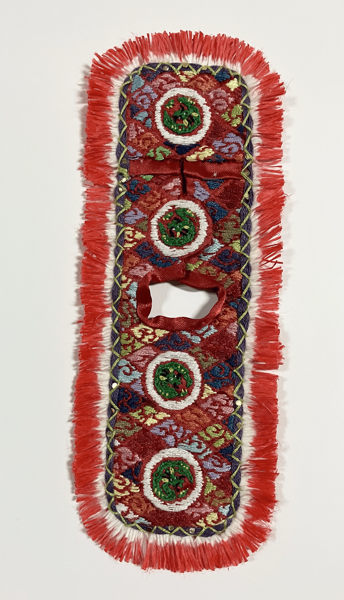 ドル活】蘭陵王の裲襠作りました【刺繍】｜ひろたあずさ