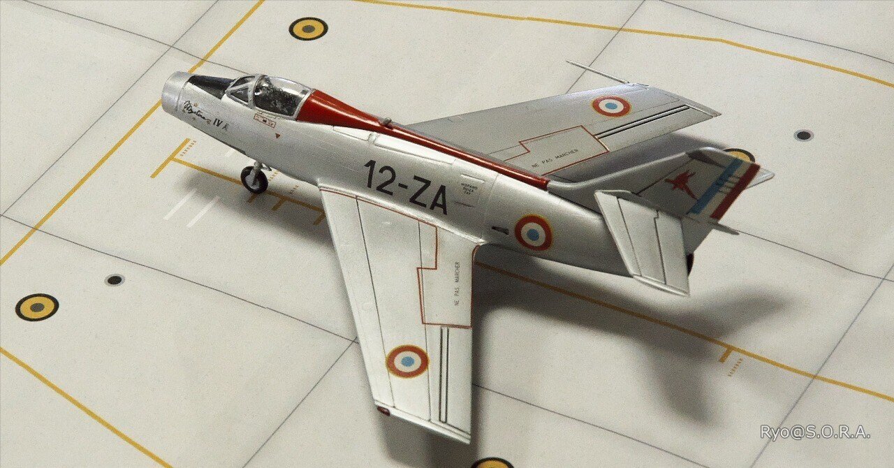プラモデル製作記 マッチボックス 1/72 ダッソー ミステール IVA