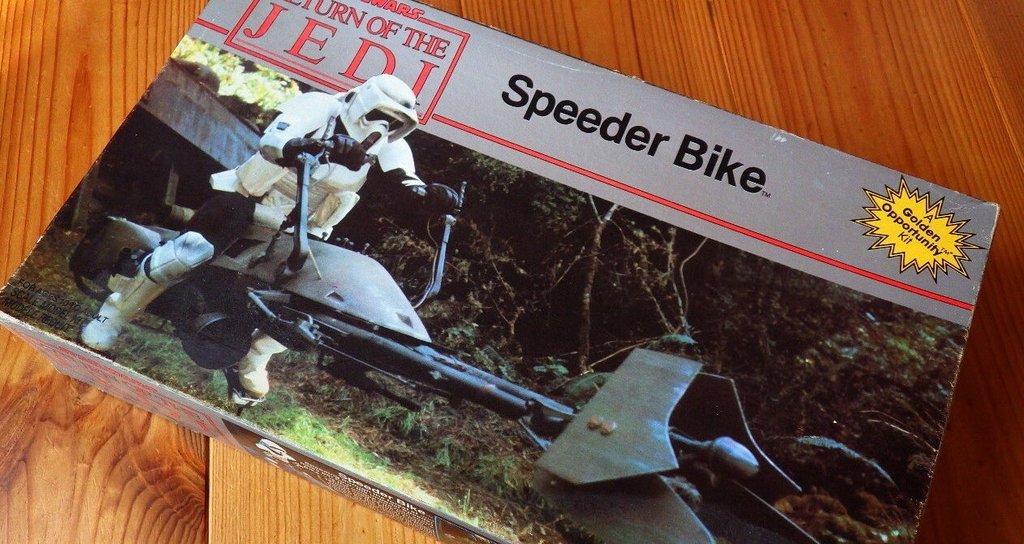 mpc スターウォーズ 帝国軍スピーダーバイク製作 - プラモデル mpc スターウォーズ 帝国軍スピーダーバイク製作 - プラモデル