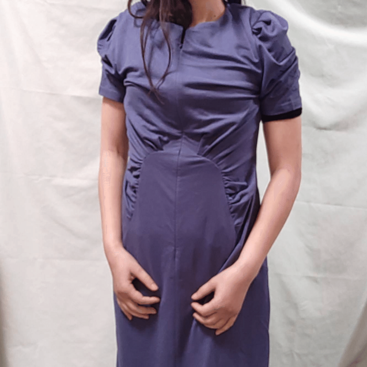 元鈴木さん　CINEMATIQ エンプレスワンピース　スモークブルー 元鈴木さん CINEMATIQ エンプレスワンピース スモークブルー