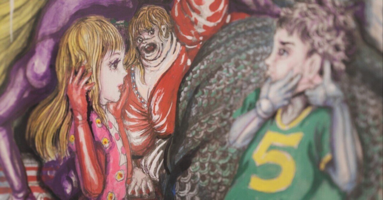 楳図かずお大美術展 福岡三越 鑑賞 2024.3.9（土）｜ねんど人形写真