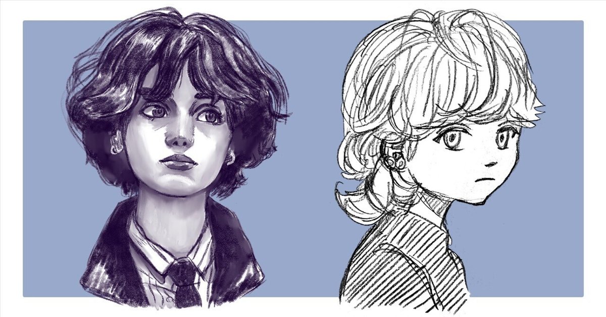 195 人物イラストが描けるようになりたい！No.19｜テツロウ  