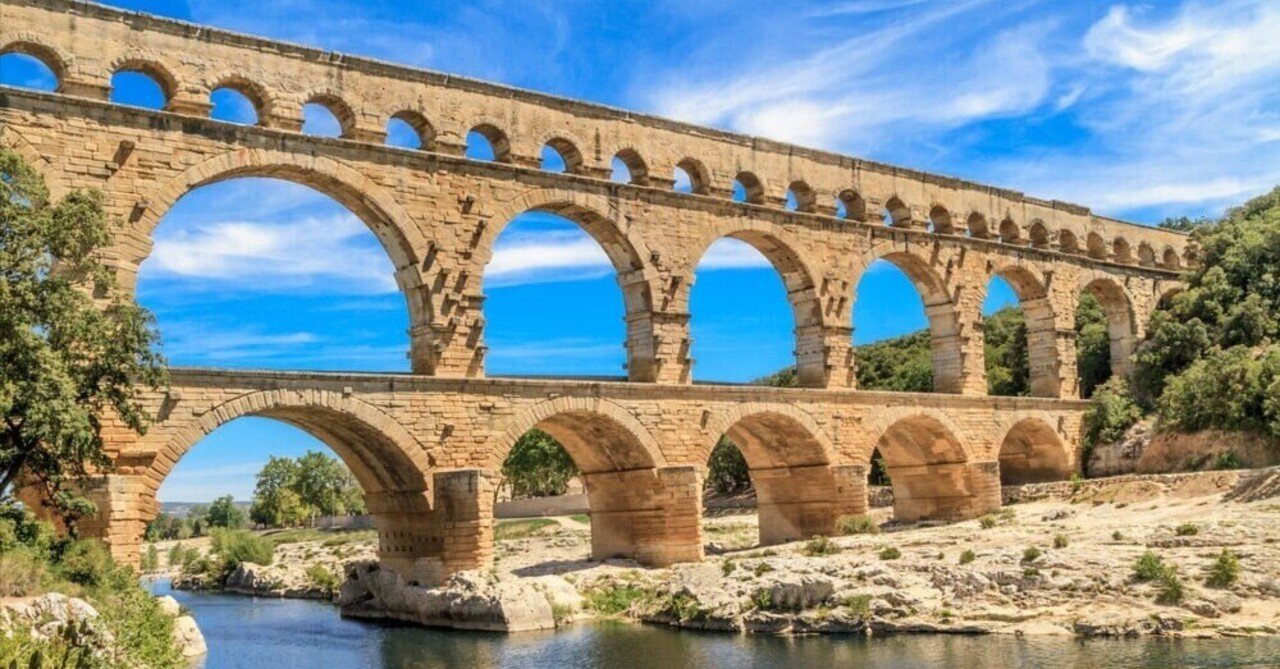立体絵画の「ローマ帝国の水道橋遺跡」 ローマ帝国の水道橋遺跡 絵画