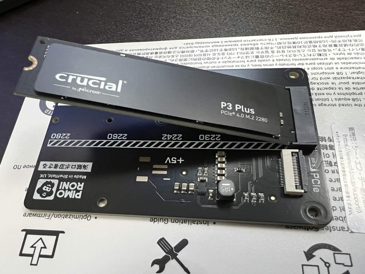 ☆○ ラズパイ4 4GB+拡張SSD+Pimoroni製品 パーツ多数