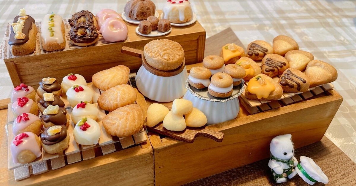 ミニチュアフード パン ケーキ （ミニチュア 可愛いパン、ケーキ