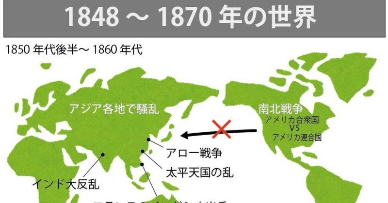 図解 ゼロからはじめる世界史のまとめ 1848年 1870年の世界 中 みんなの世界史 Note