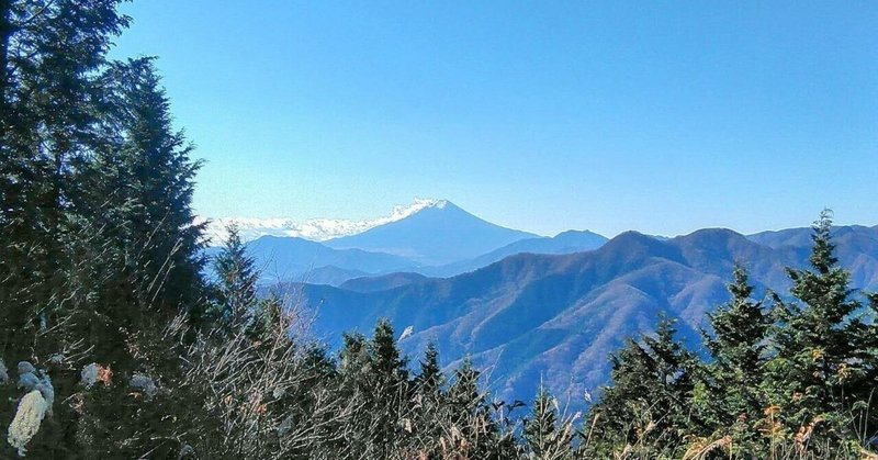 ｢奈良倉山｣(1,349m)【秀麗富嶽十二景で｢富士山｣を撮る】