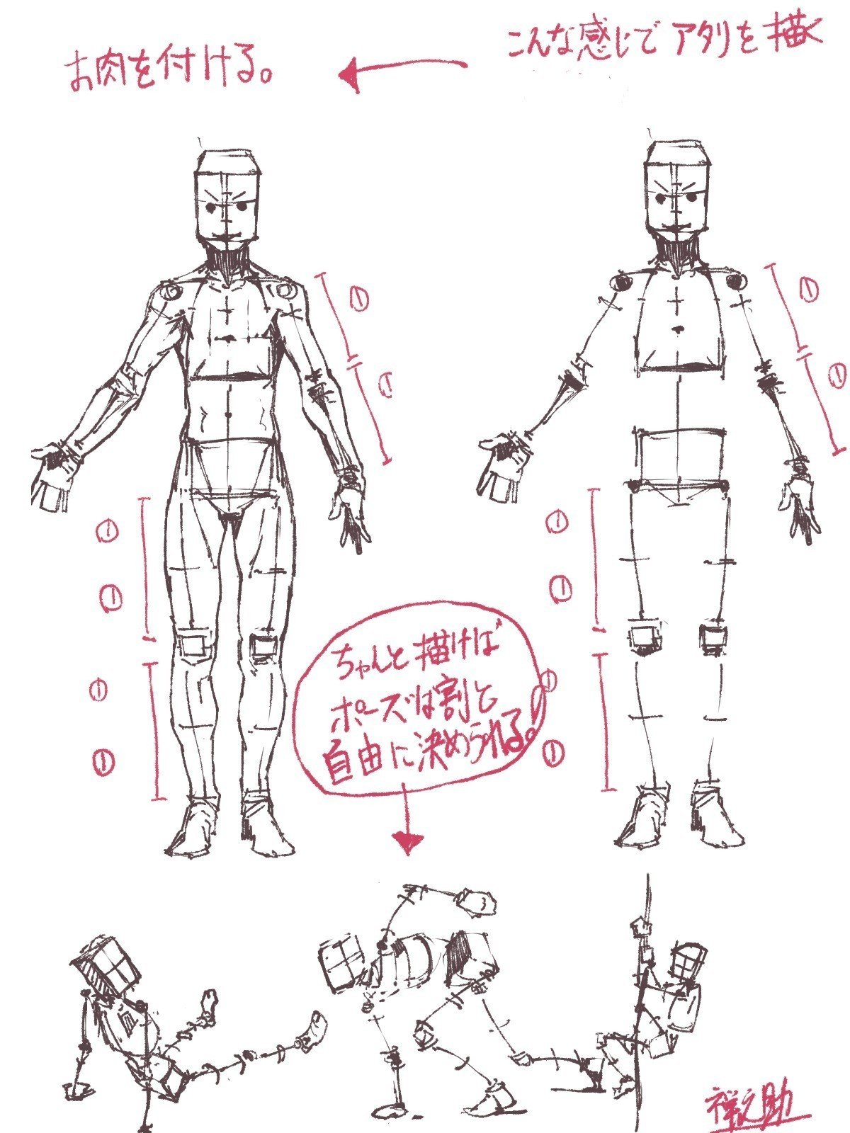 ラクガキ アタリの描き方について 僕なりの 禅之助 Note ラクガキ アタリの描き方について 僕なりの 禅之助 Note