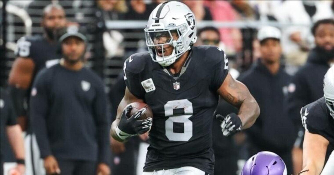 NFL レイダース ジョシュジェイコブス ウェア Josh Jacobs — Las Vegas Raiders Nike 60th Anniversary Stitch