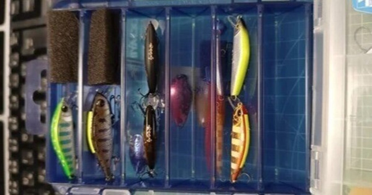 エリアトラウト 用ミノー 9個　スミス ケース F86 エリアトラウト 用ミノー 9個 スミス ケース F86 MEIHOのルアーケース