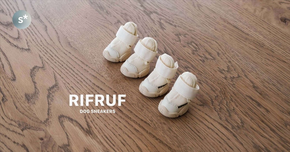 犬に靴が必要？ 高品質な「RIFRUFドッグスニーカー」で足を守