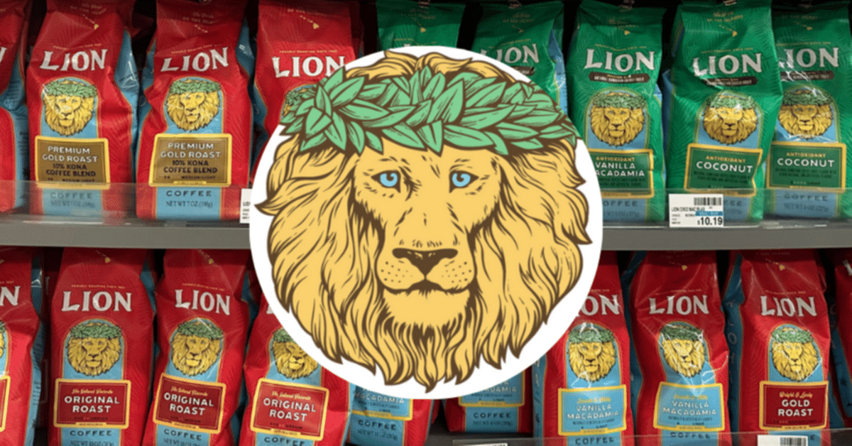 LION COFFEE エプロン【 レッド 】 | Mariee's