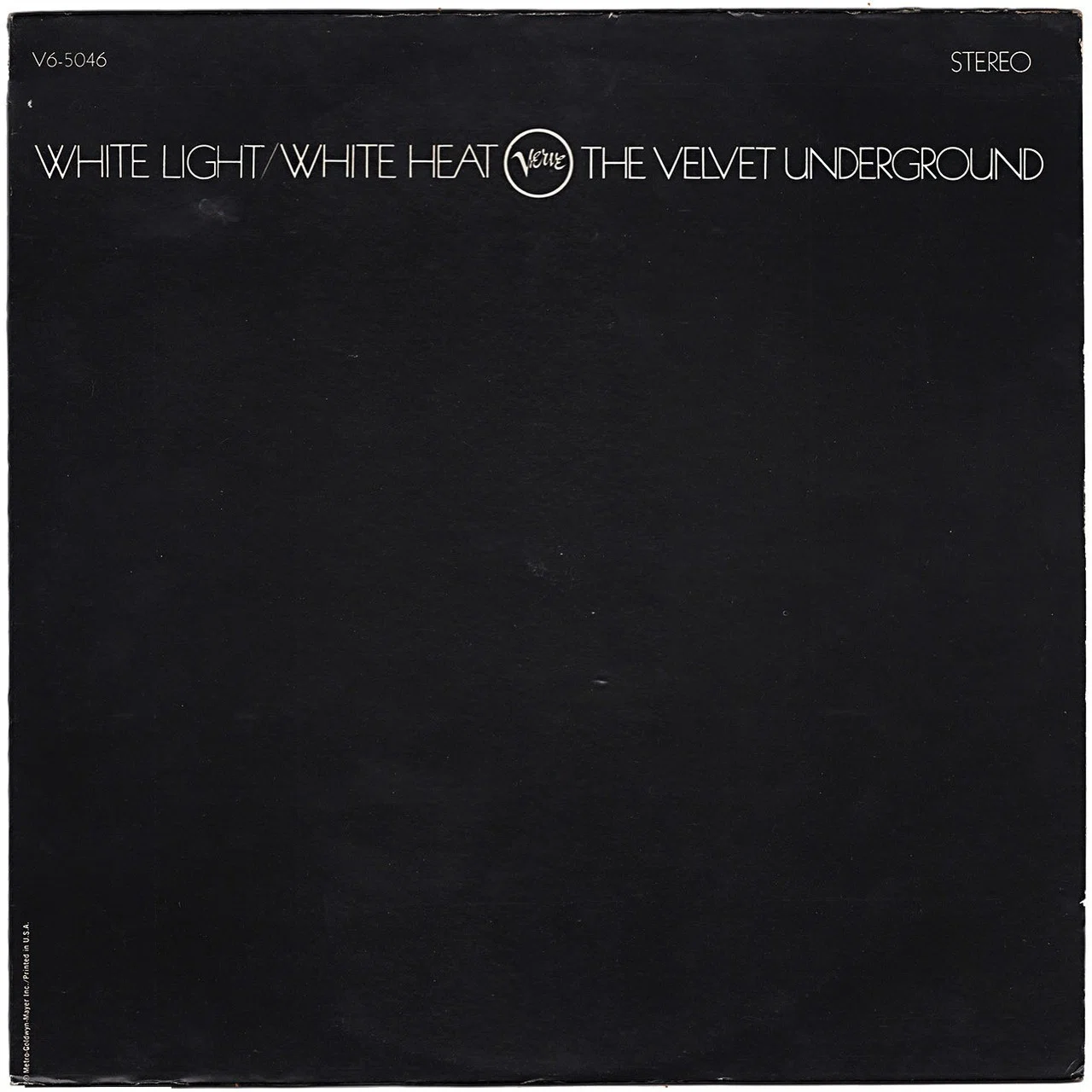 White Light/White Heat - Early 70