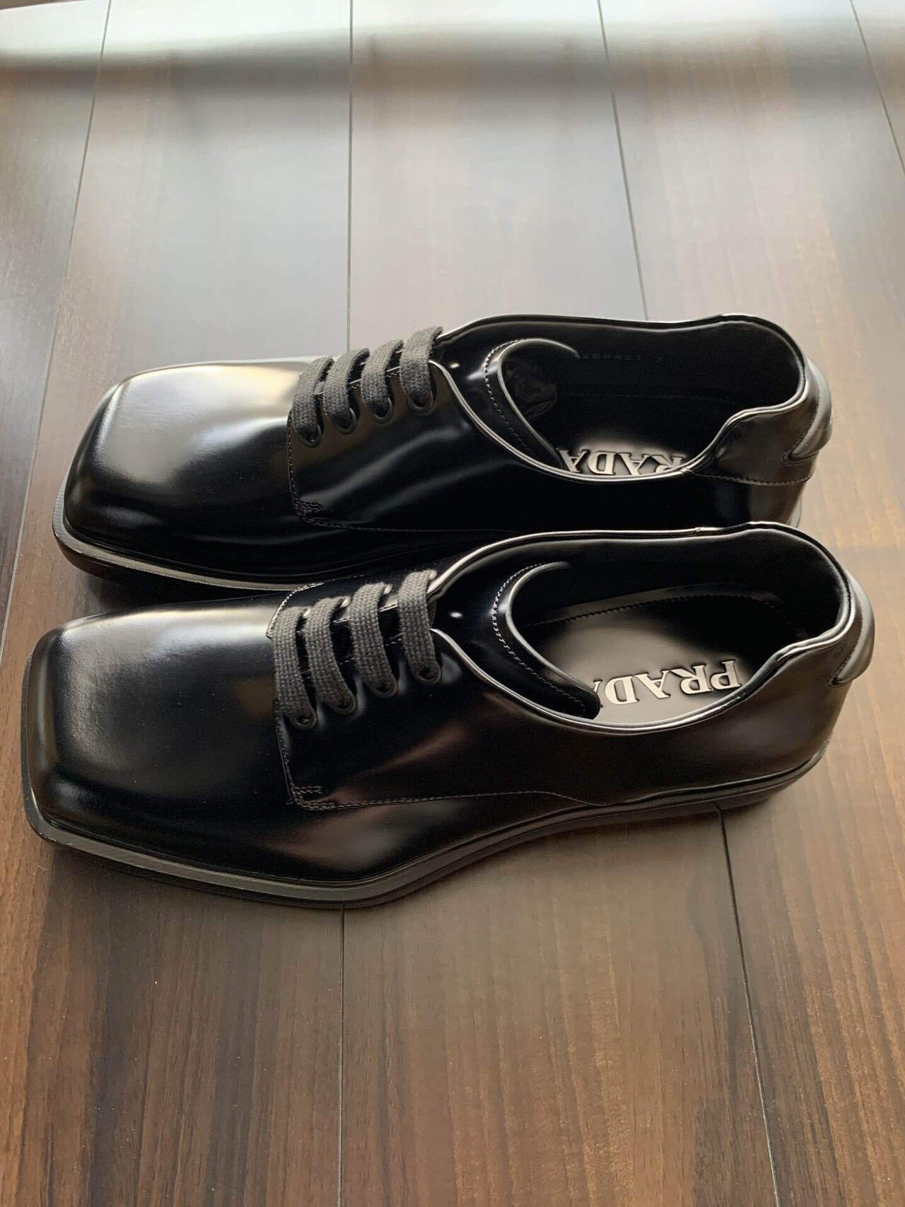 76.PRADA SUMMER24① ブラッシュドレザー ダービーシューズ 76.PRADA SUMMER24① ブラッシュドレザー ダービーシューズ