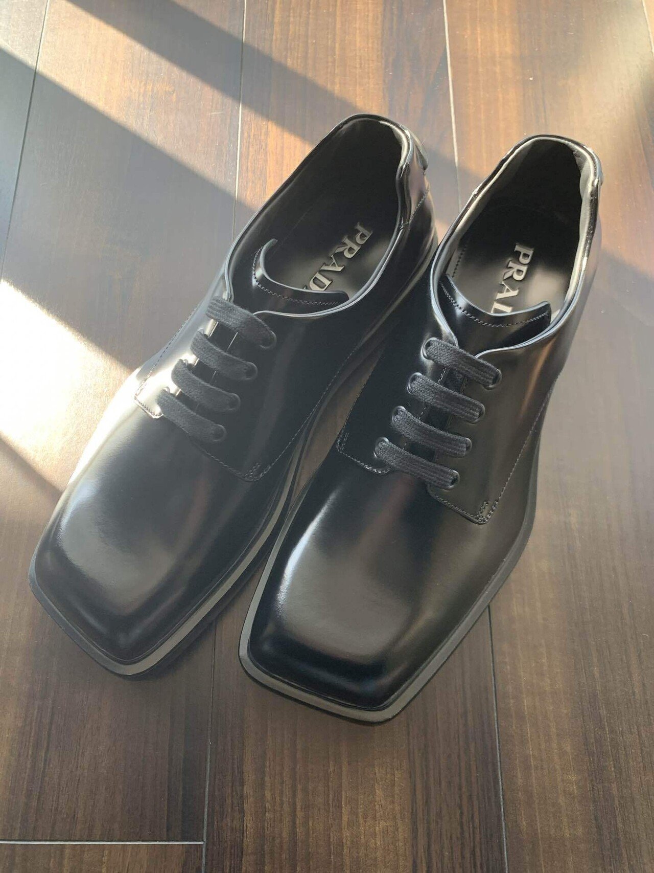 76.PRADA SUMMER24① ブラッシュドレザー ダービーシューズ 76.PRADA SUMMER24① ブラッシュドレザー ダービーシューズ