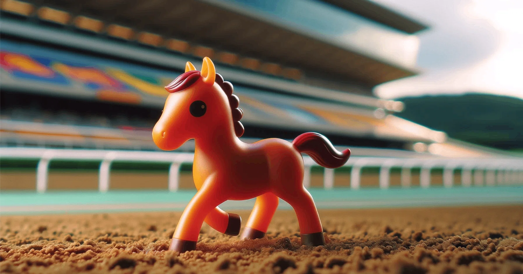 競馬フィギュア.パドック風 GPTs】競馬場のパドックを闊歩するサラブレッドの馬体の毛艶や筋肉の