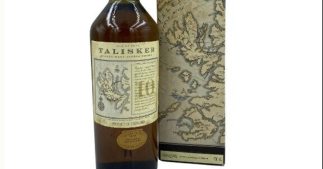 TALISKER【タリスカー】10年 旧ボトル マップラベル シングル