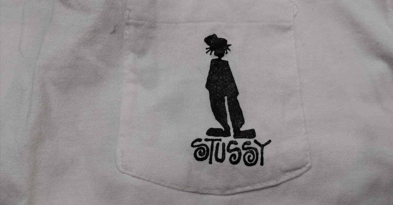 本物?米国製🗽STUSSY/STEDMANタグのシャドーマンTシャツを 本物?米国製🗽STUSSY/STEDMANタグのシャドーマンTシャツを