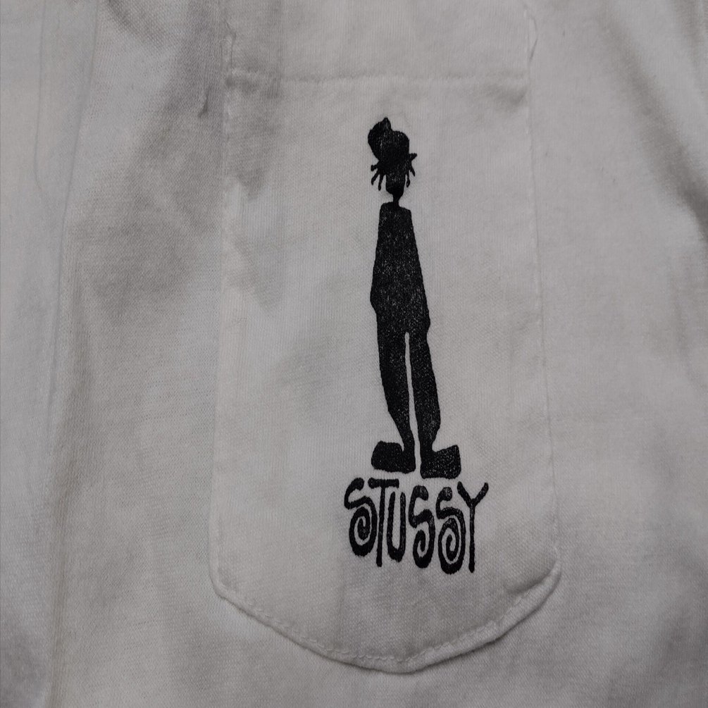本物？米国製🗽STUSSY/STEDMANタグのシャドーマンTシャツを