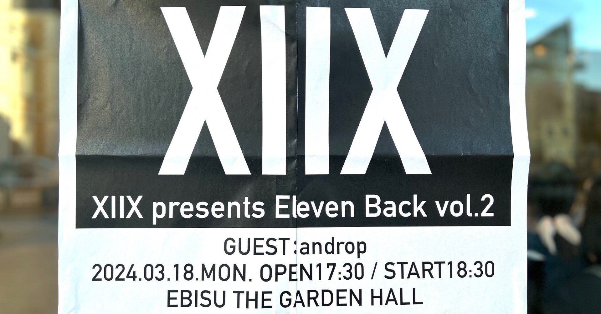 2024.3.18(Mon.) XIIX presents 