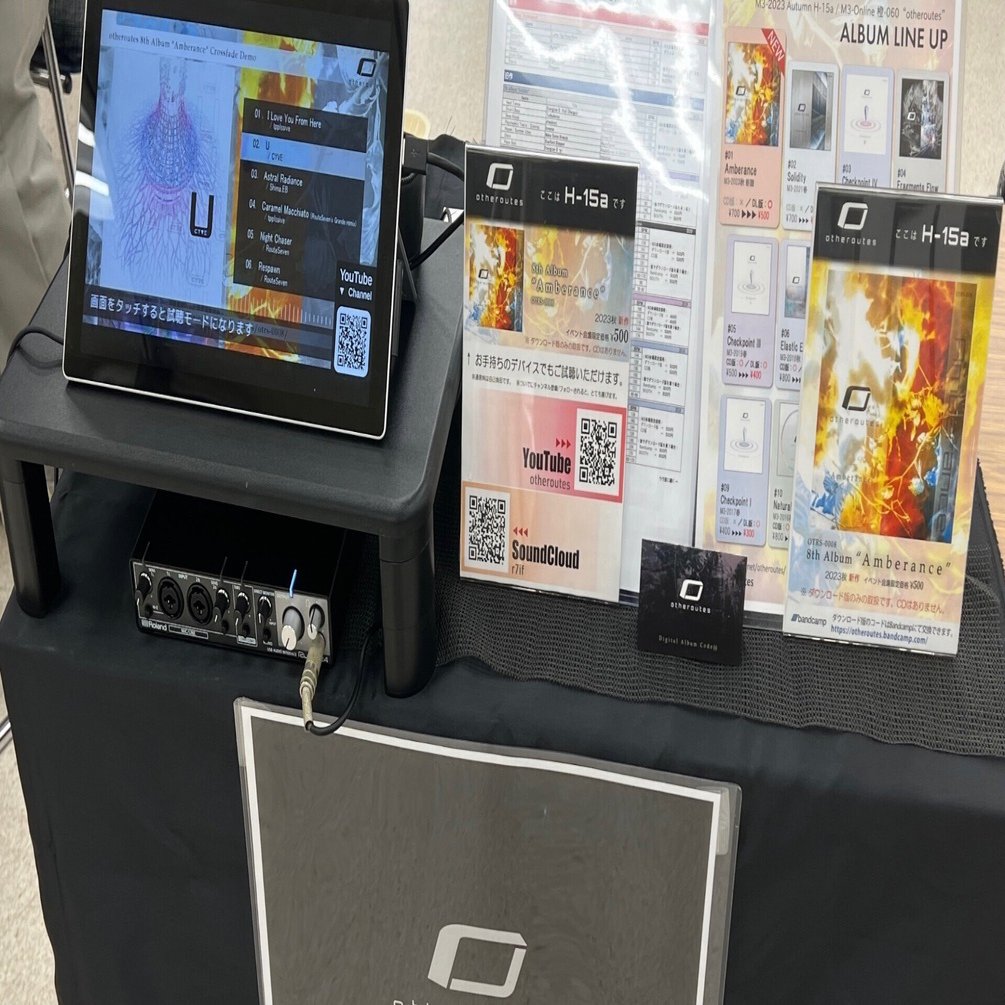 M3（同人音楽即売会）でCD以外の媒体（ダウンロードコード）を頒布した