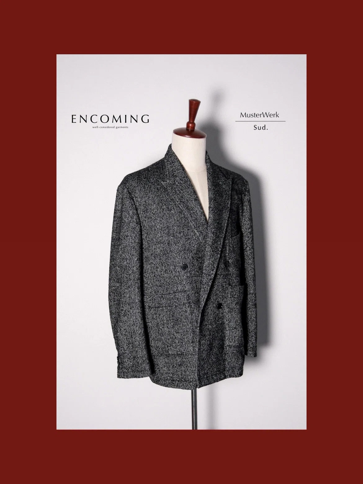 【ENCOMING】Double Brested Jacket 残り3日｜y_s_k117
