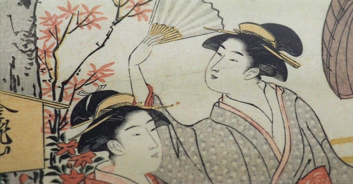 様々な手法で描かれた吉原の美人と桜……@東京国立博物館｜かわかわ