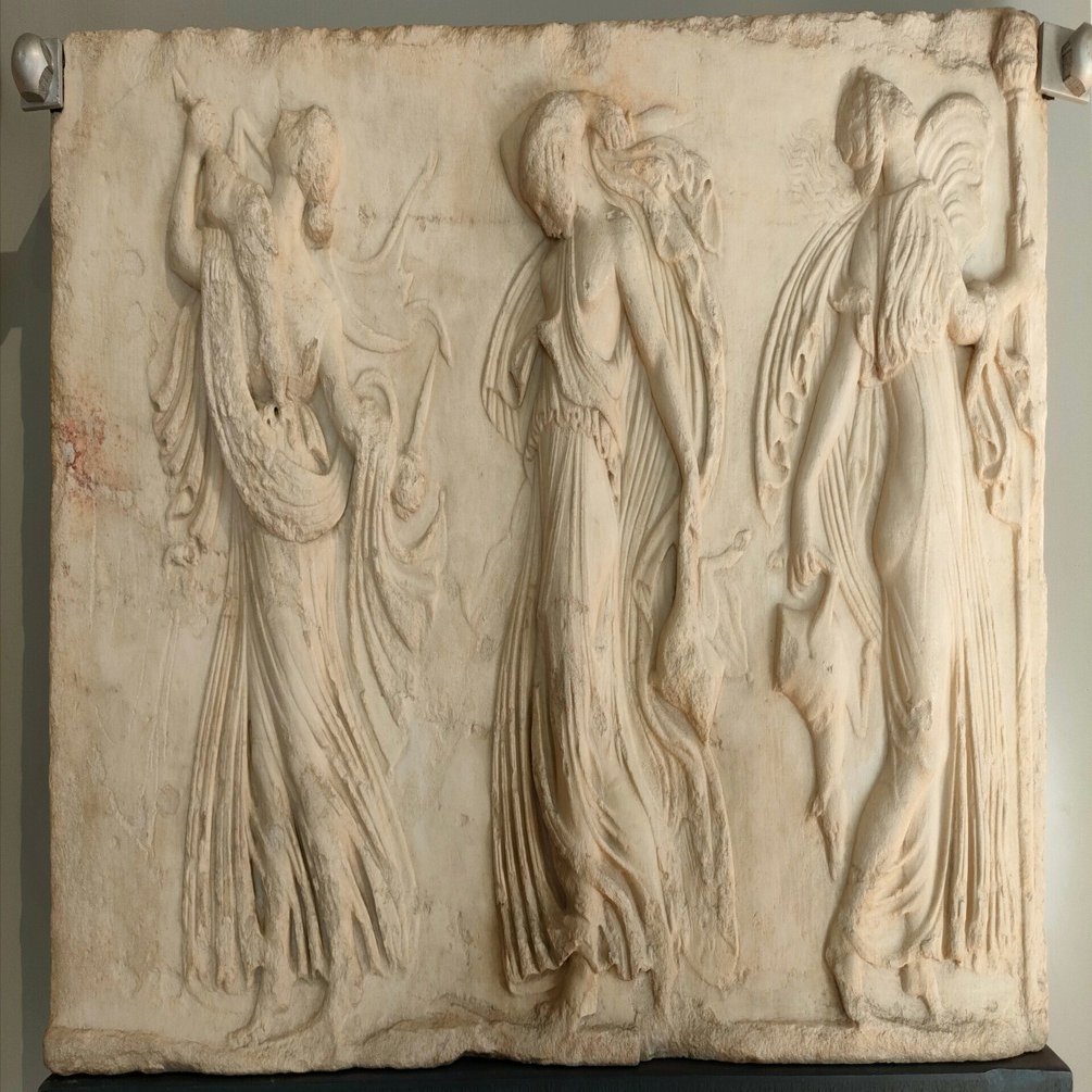 バラッコ古代彫刻美術館にある古代ギリシャのレリーフ｜中島淳志