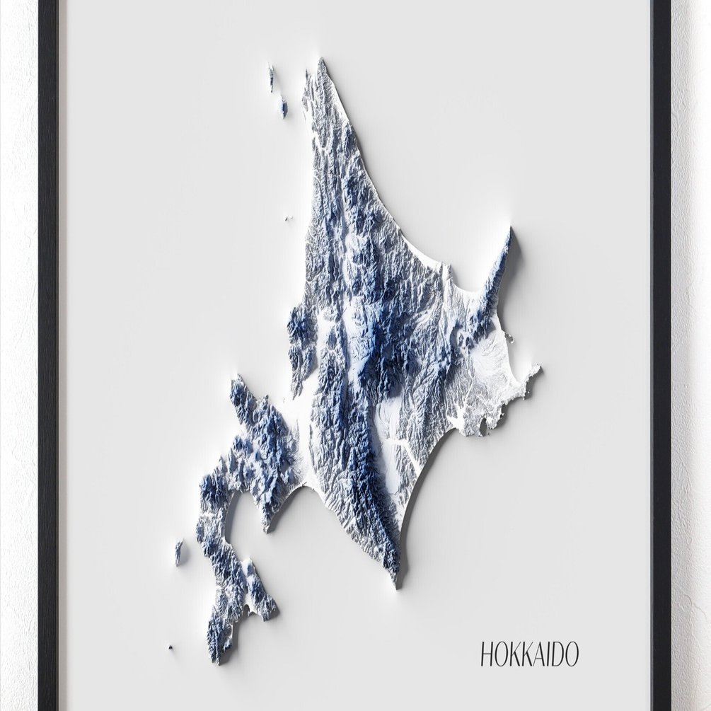 北海道 立体的に見えるポスター｜GEO太郎