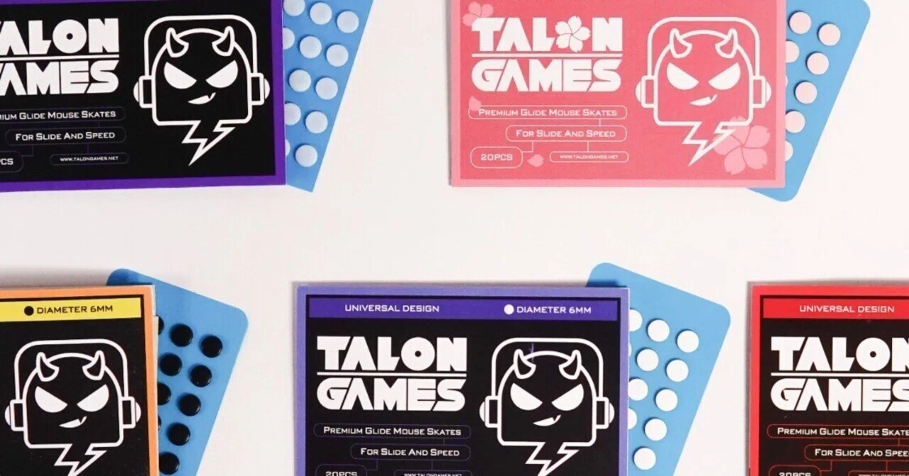【個人的レビュー】TALONGAMES 汎用丸形マウスソールを全種類買ってみた【豊富なバリエーション】｜Ryota/リョウタ