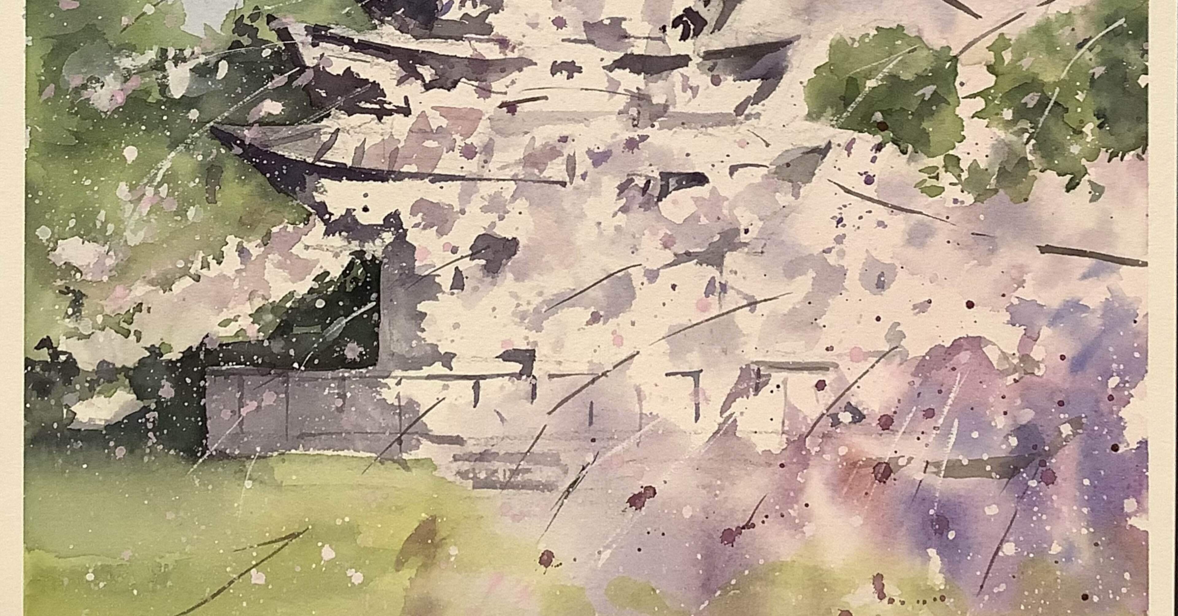 春の便り：枝垂桜と五重塔｜m_kino