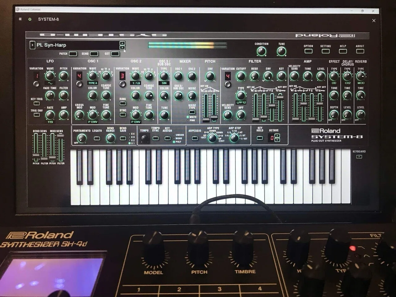 Roland GALAXIASをS-1で鳴らす。｜みくばんP