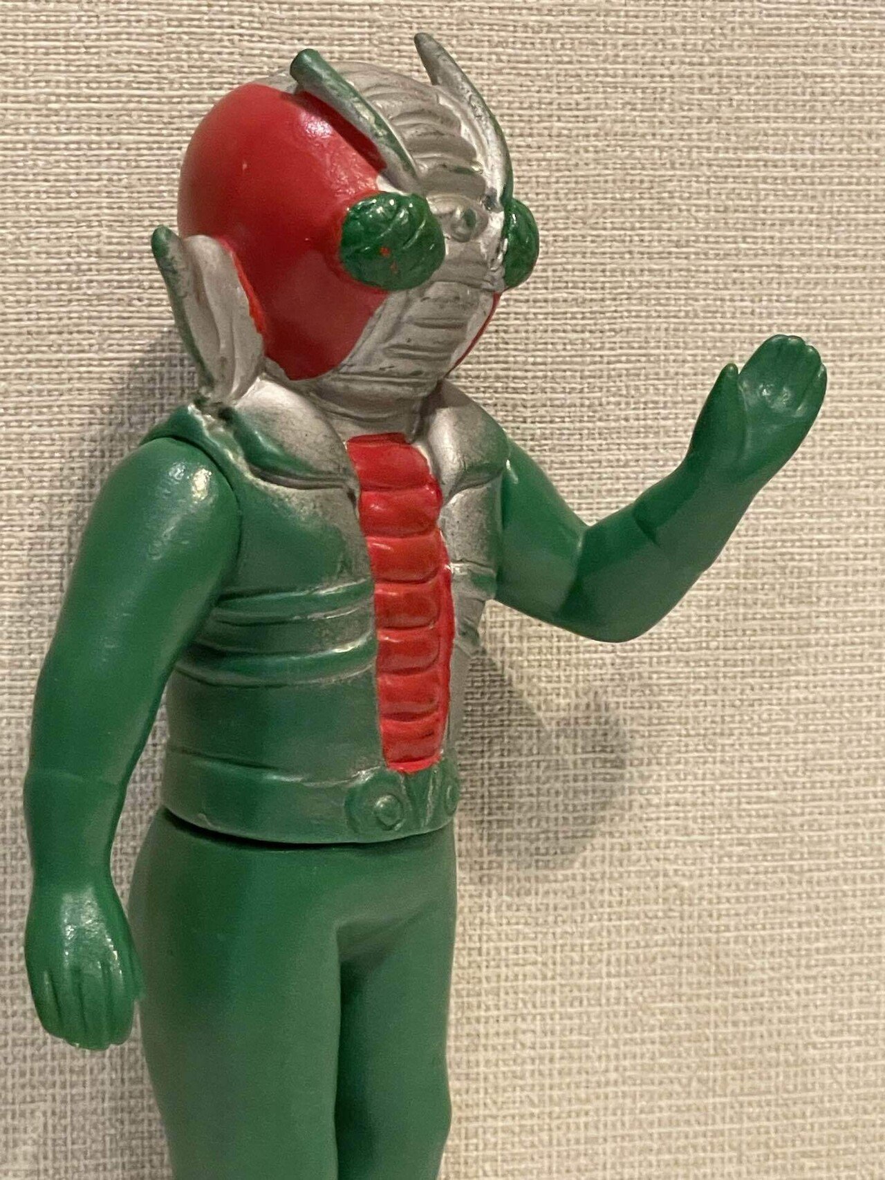 ⚠️当時物・激レア・人気　仮面ライダーV3 パチ　贋作　ミドルソフビ　阿波踊り Yahoo!オークション - 仮面ライダーV3 ソフビ ミドルサイズ パチ