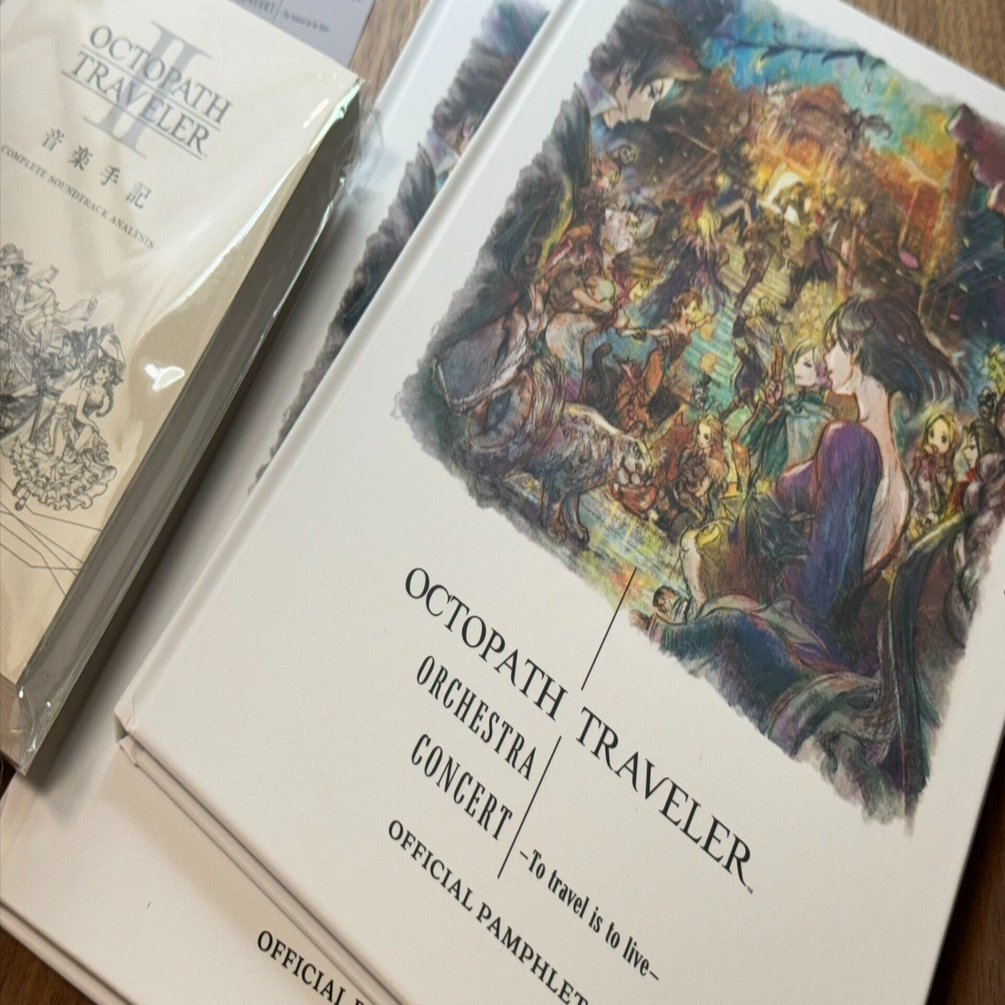 OCTOPATH TRAVELER 西木康智氏サイン入り tgs 2024 TGS2024 オクトパストラベラー オーケストラサントラ 西木康智