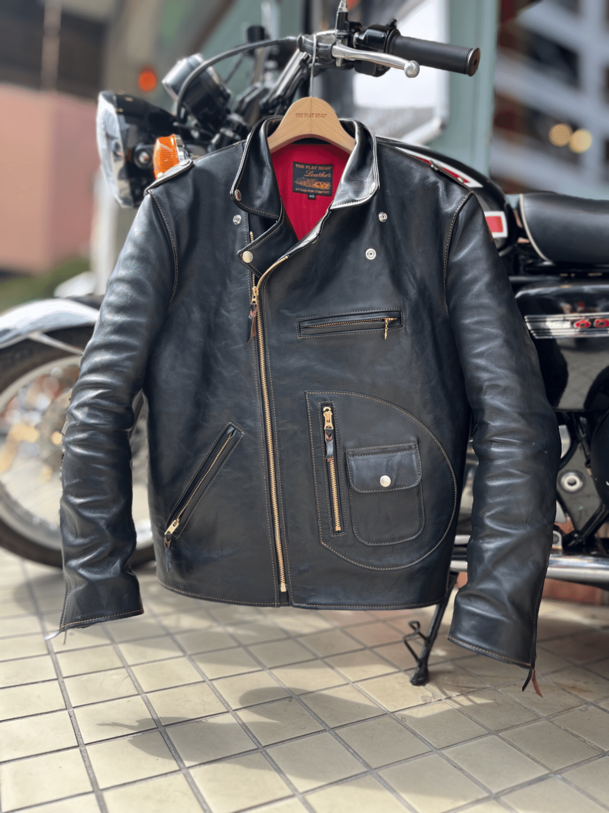 第一ネット HEAD FLAT 高崎店】Wライダース着用レポート｜THE HEAD FLAT トップス