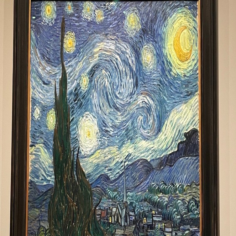 未開封　ほぼ新品　ゴッホ　糸杉　絵画アート　ジグゾーパズル　メトロポリタン美術館 糸杉のある麦畑 フィンセント・ファン・ゴッホ ジグソーパズル
