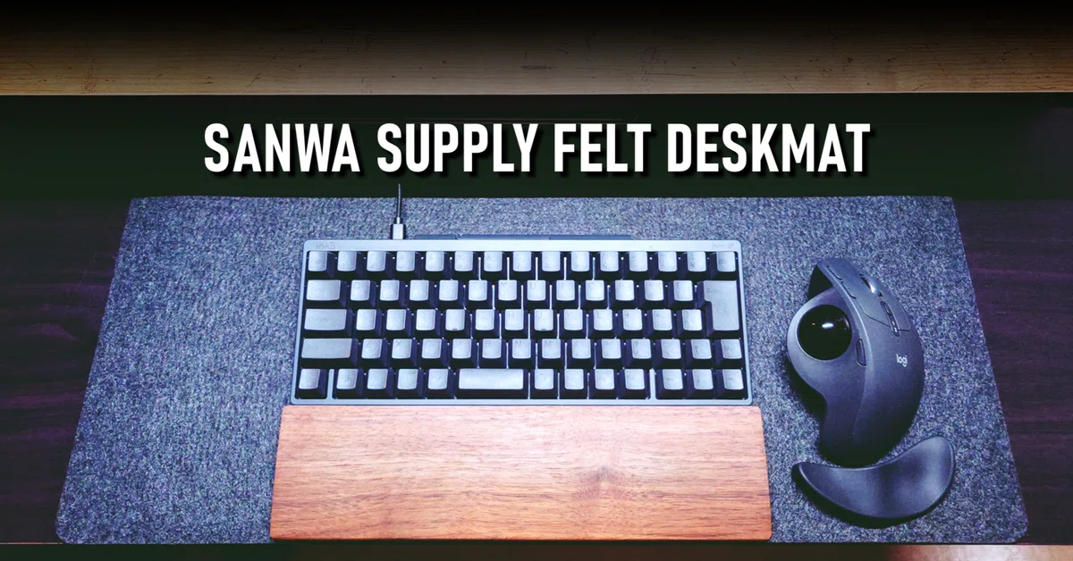 [Gadget Review] Super Cheap Desk Mat: Sanwa Supply MPD-FLT2｜EmuLog＠在宅 ...