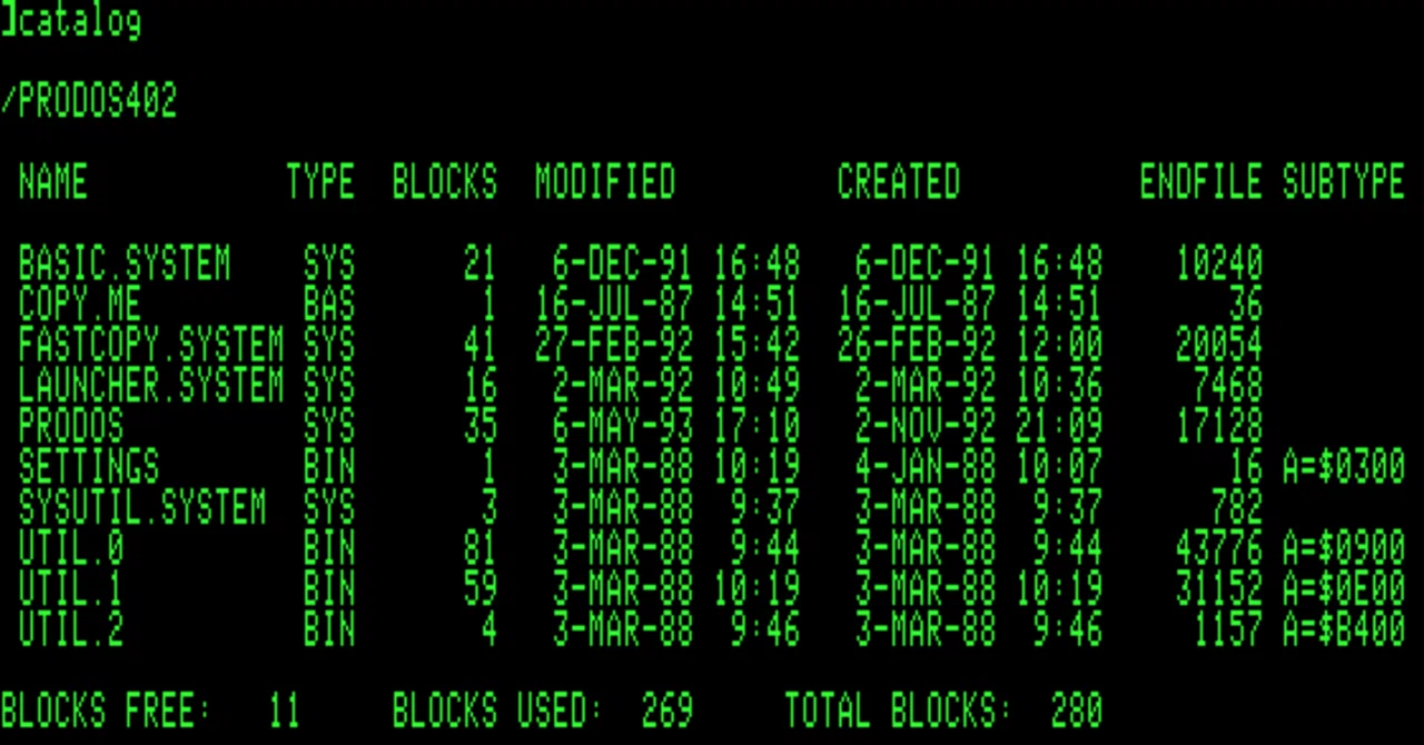 PRODOS - APPLE DOSにも訪れた進化の波｜kzn