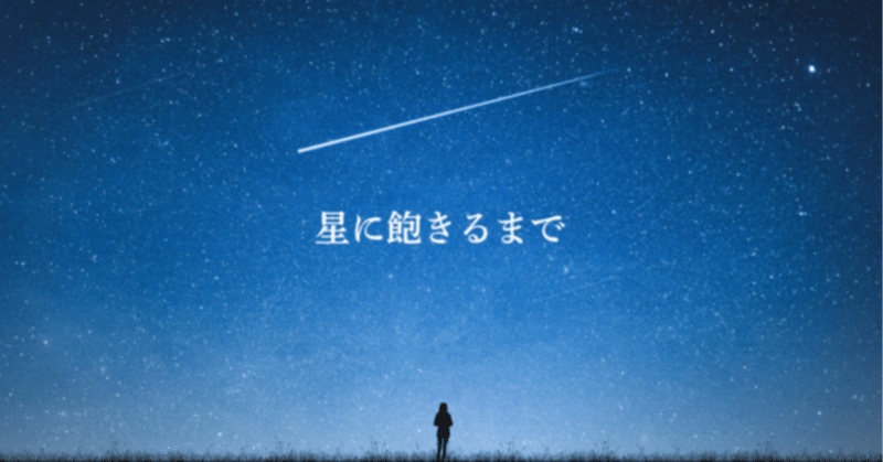 小説「星に飽きるまで」 Sundayカミデ