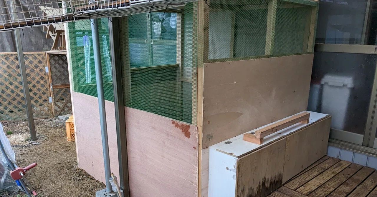 新しい鶏小屋づくり｜のんびり農園