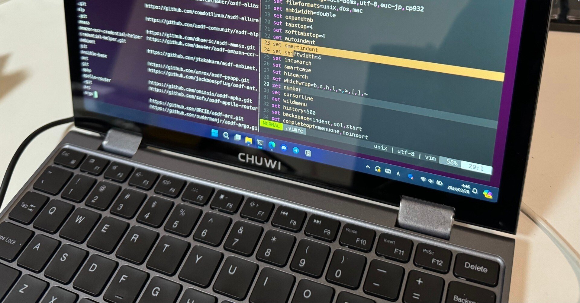 Chuwi MiniBook X(N100)を購入&リフレッシュレートを90hzへ|ドチン Chuwi MiniBook X(N100)を購入&リフレッシュレートを90hzへ|ドチン