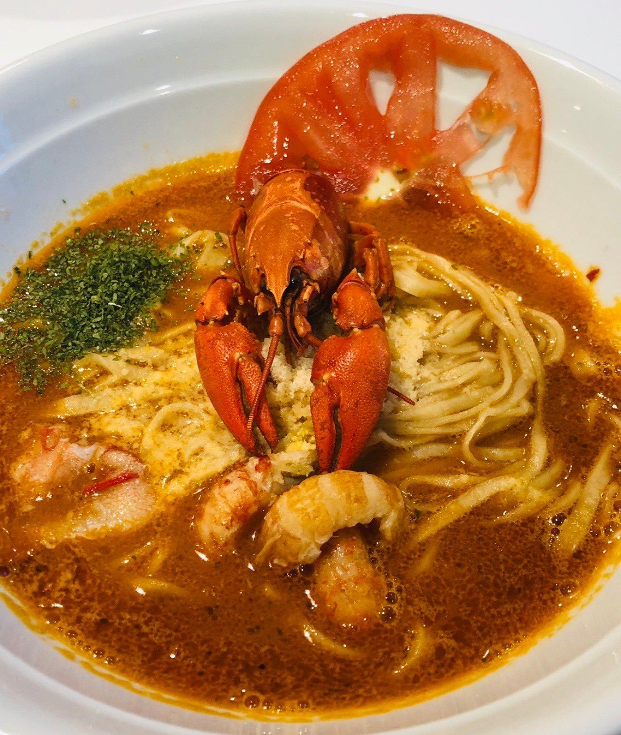創作第三作目ザリガニラーメン イタリア風 Fr0sc Note