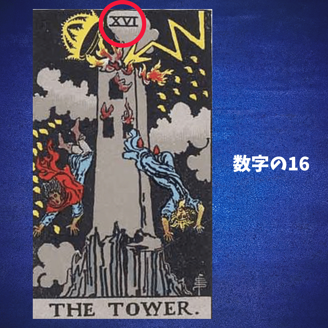 【点火済】eight タロットキャンドル THE TOWER 塔 タロットカード16番 塔のカードについて｜占い師 あゆみ