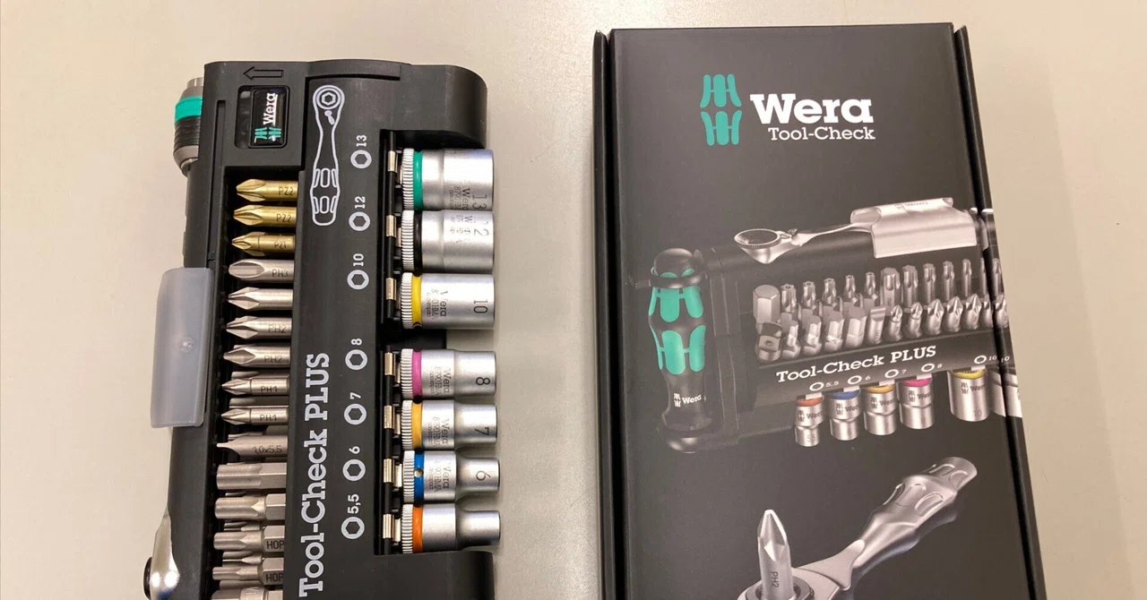 車載工具や家庭用工具に最適。Wera社製Tool-Check-Plus(ツール 車載工具や家庭用工具に最適。Wera社製Tool-Check-Plus(ツール